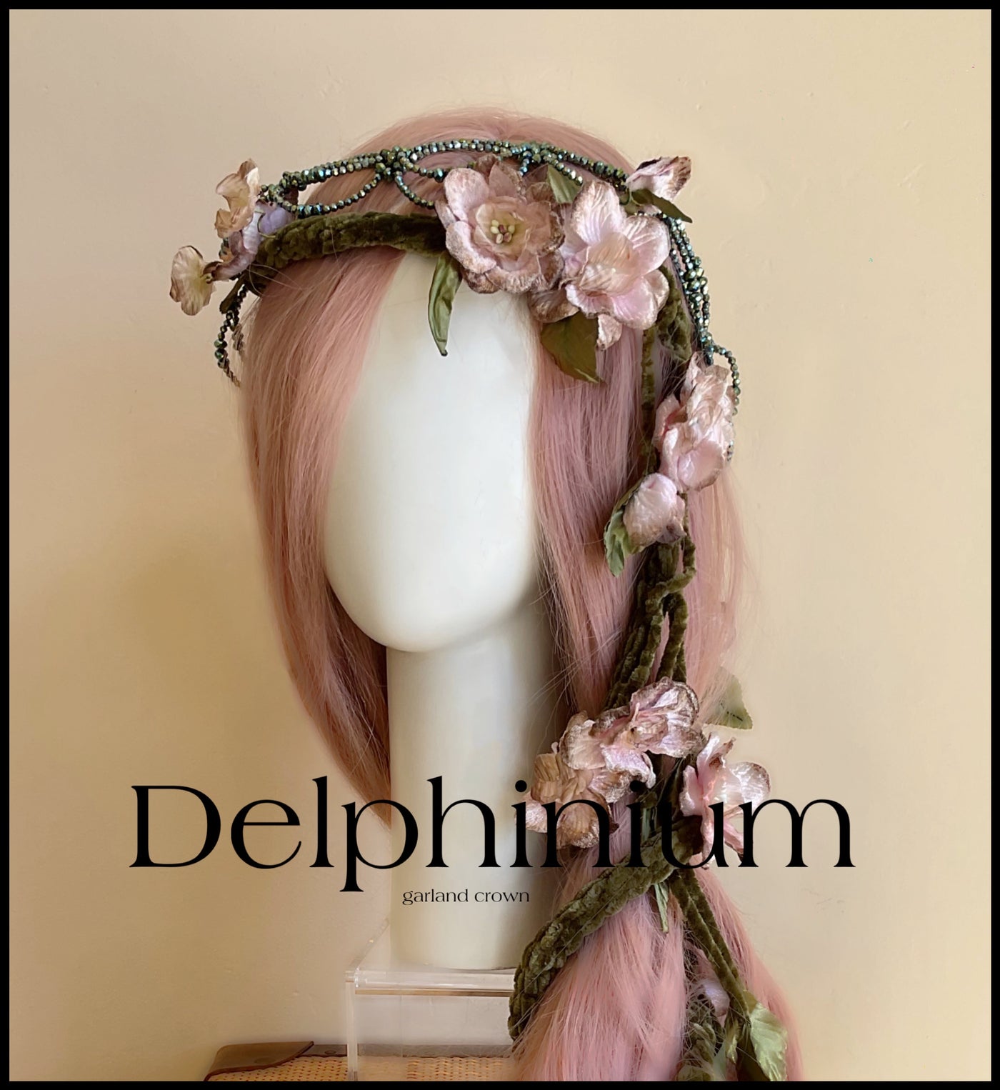 Delphinium Garland Crown