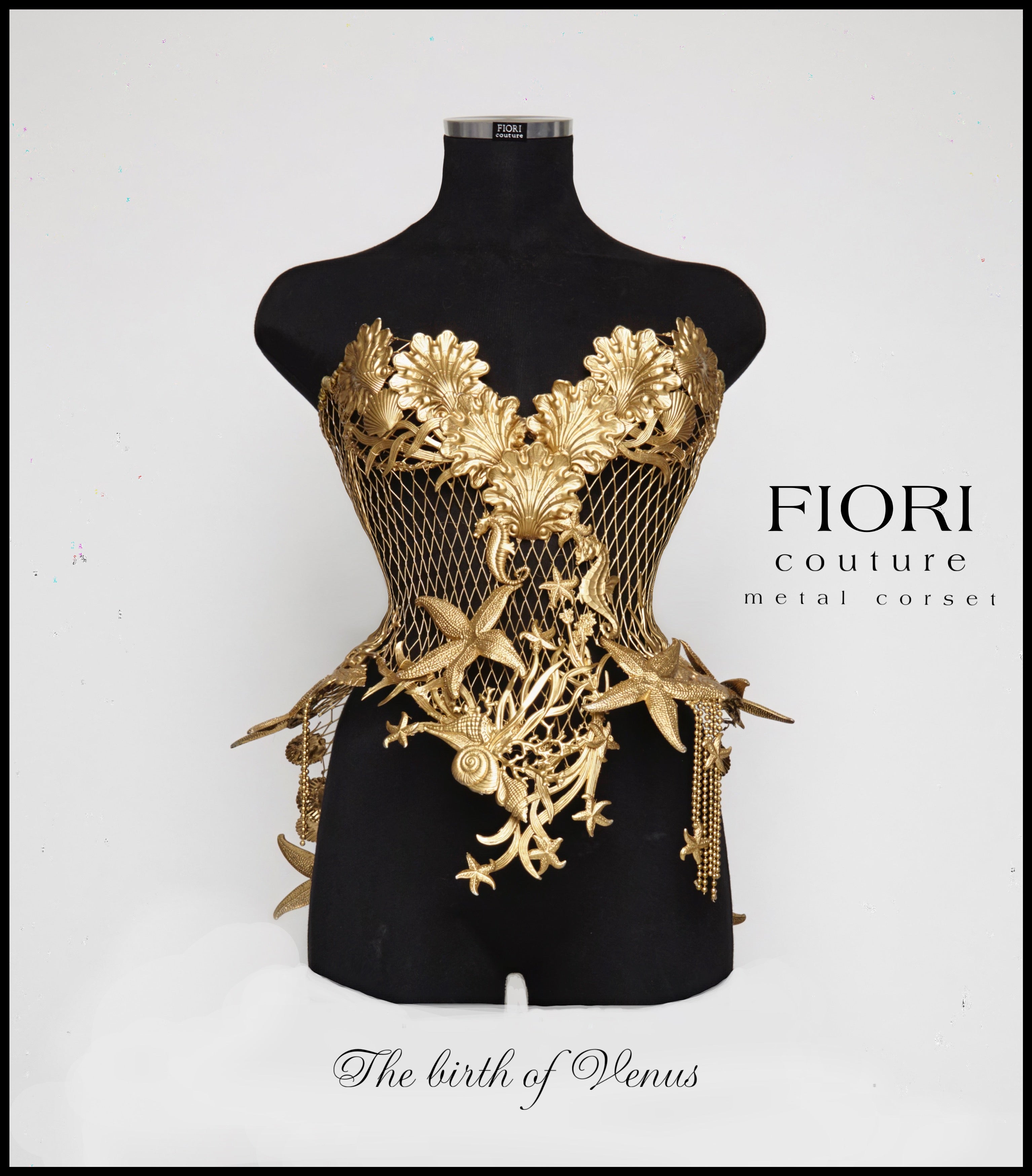 Birth of Venus Metal corset – Fiori Couture