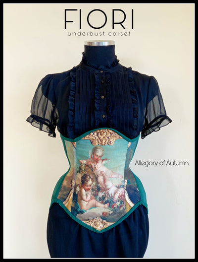 ALLEGORY OF AUTUMN underbust corset