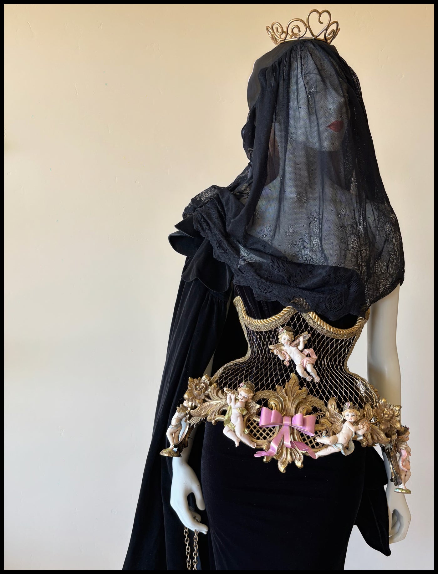 A CELESTIAL GATHERING under bust metal corset