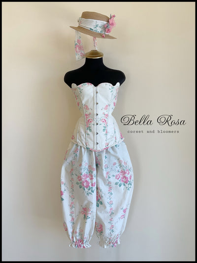 BELLA ROSA corset and matching bloomers