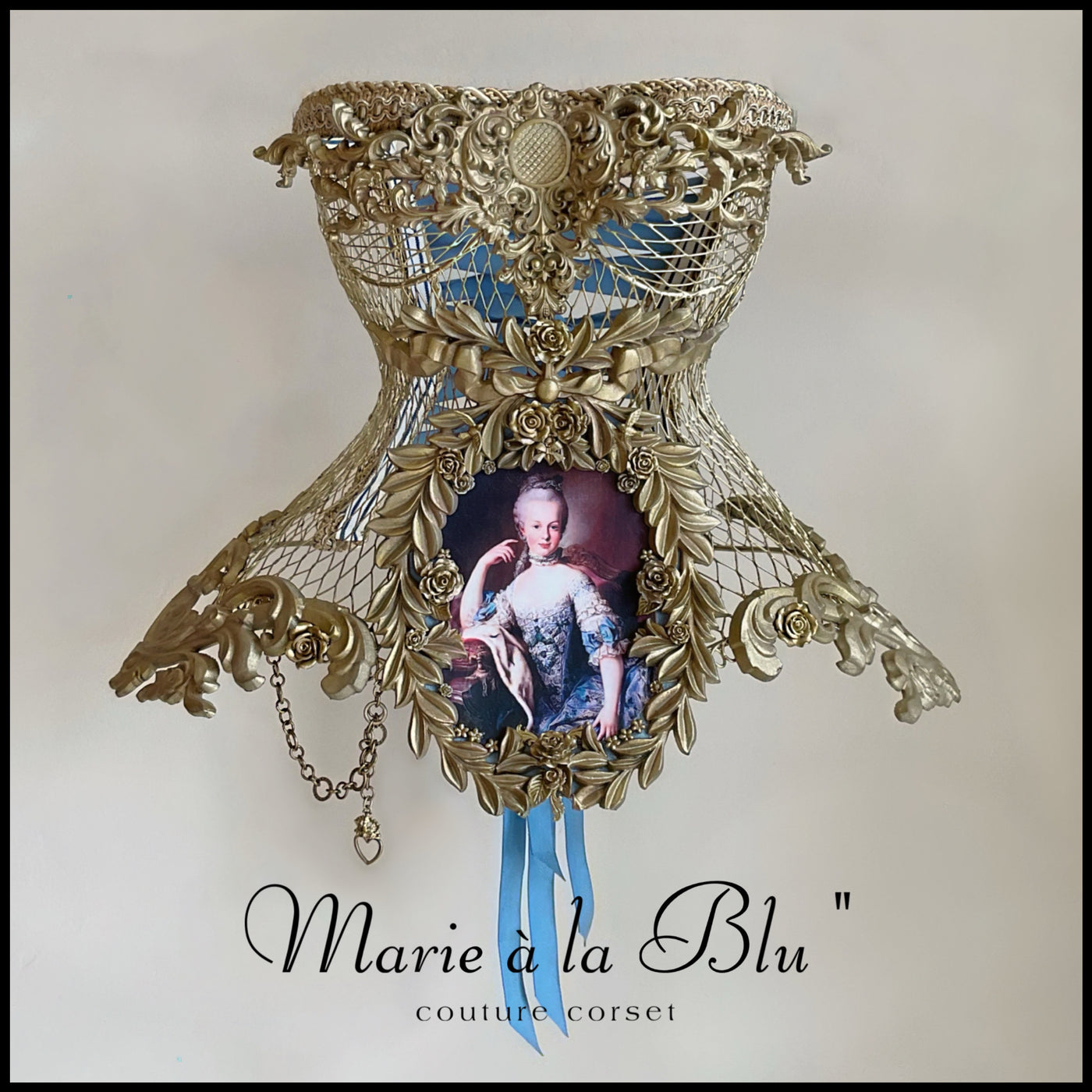 "Marie à la blu" couture corset