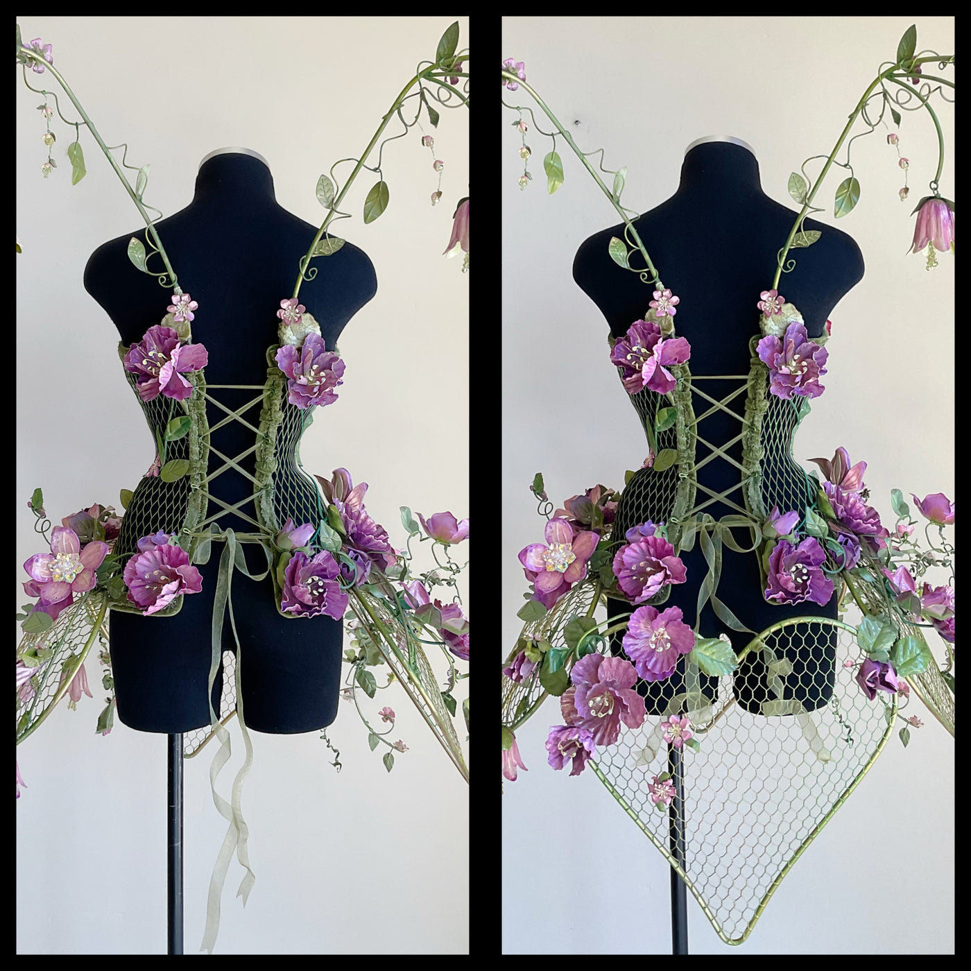 The SECRET GARDEN metal fairy corset