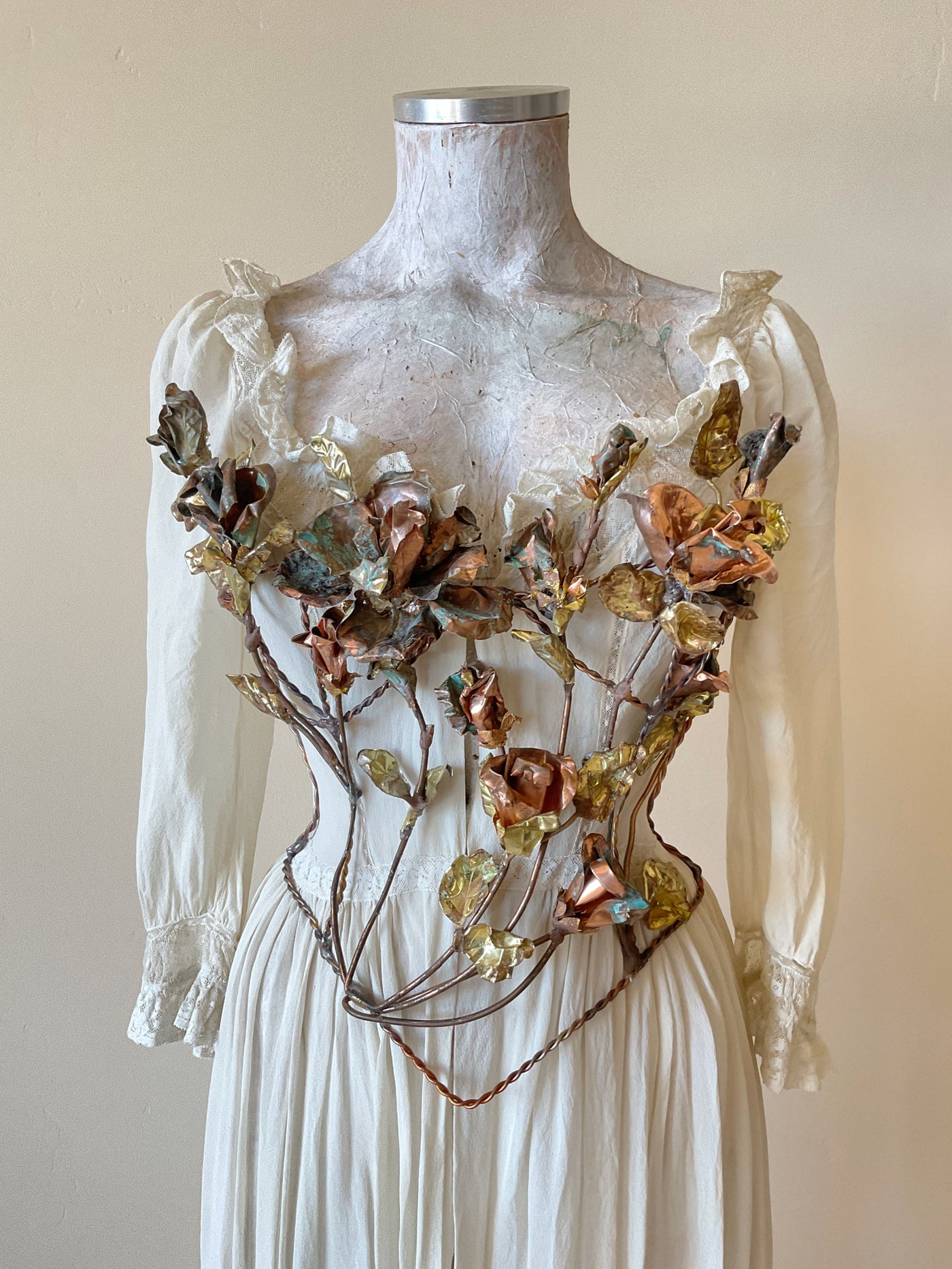 The Soul of the Rose metal corset – Fiori Couture