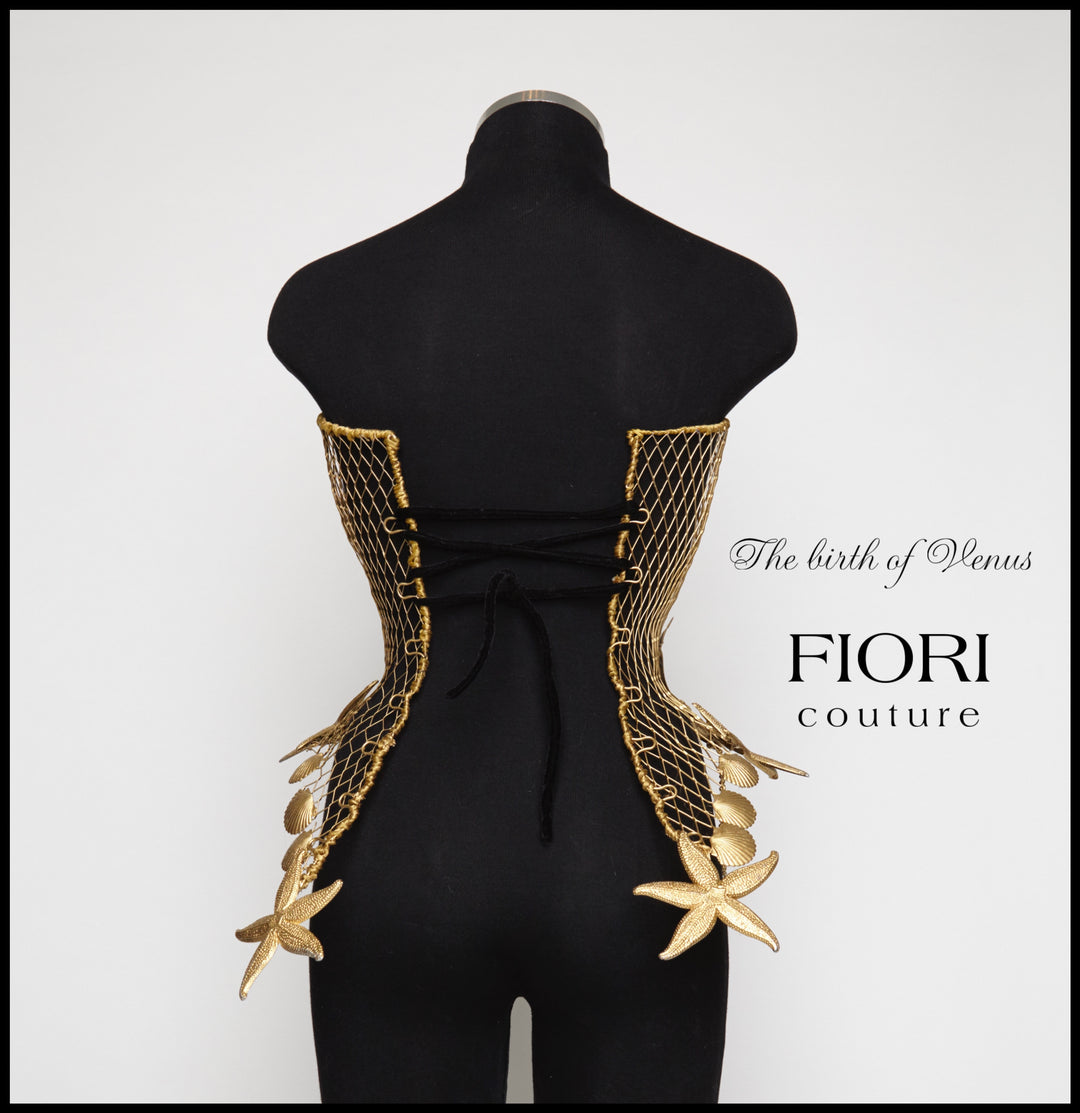 Birth of Venus Metal corset – Fiori Couture