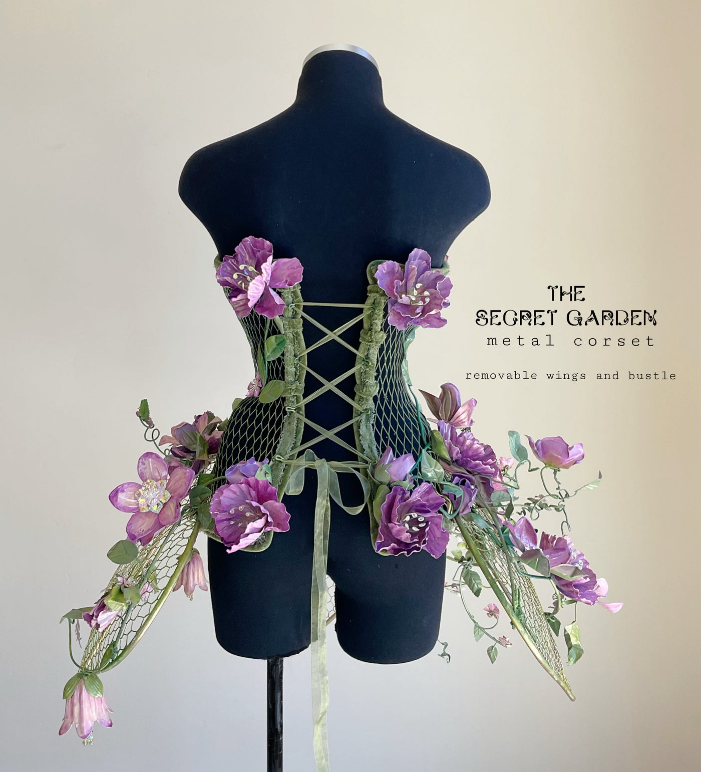 The SECRET GARDEN metal fairy corset