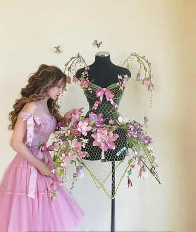 The SECRET GARDEN metal fairy corset