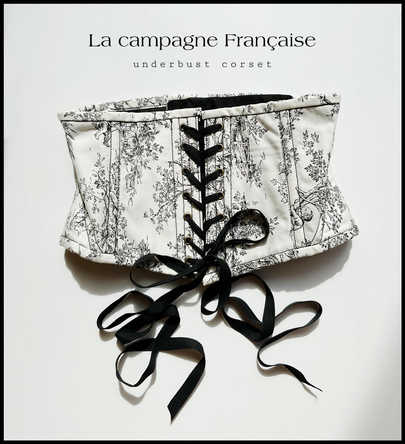 La campagne Française underbust corset