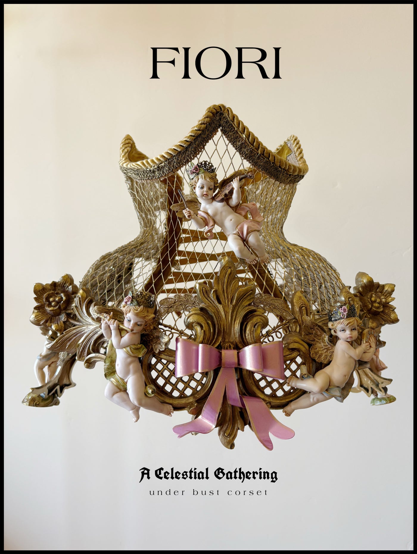 A CELESTIAL GATHERING under bust metal corset