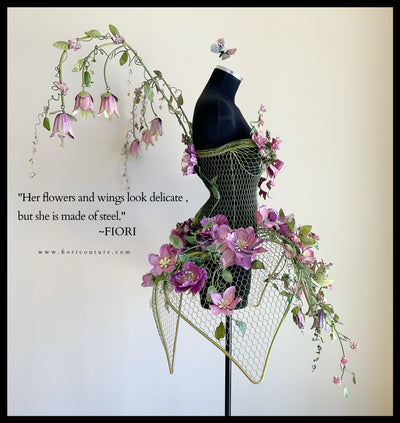 The SECRET GARDEN metal fairy corset