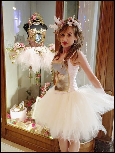 MARIE AND THE ROSE Corset and Pannier Petticoat