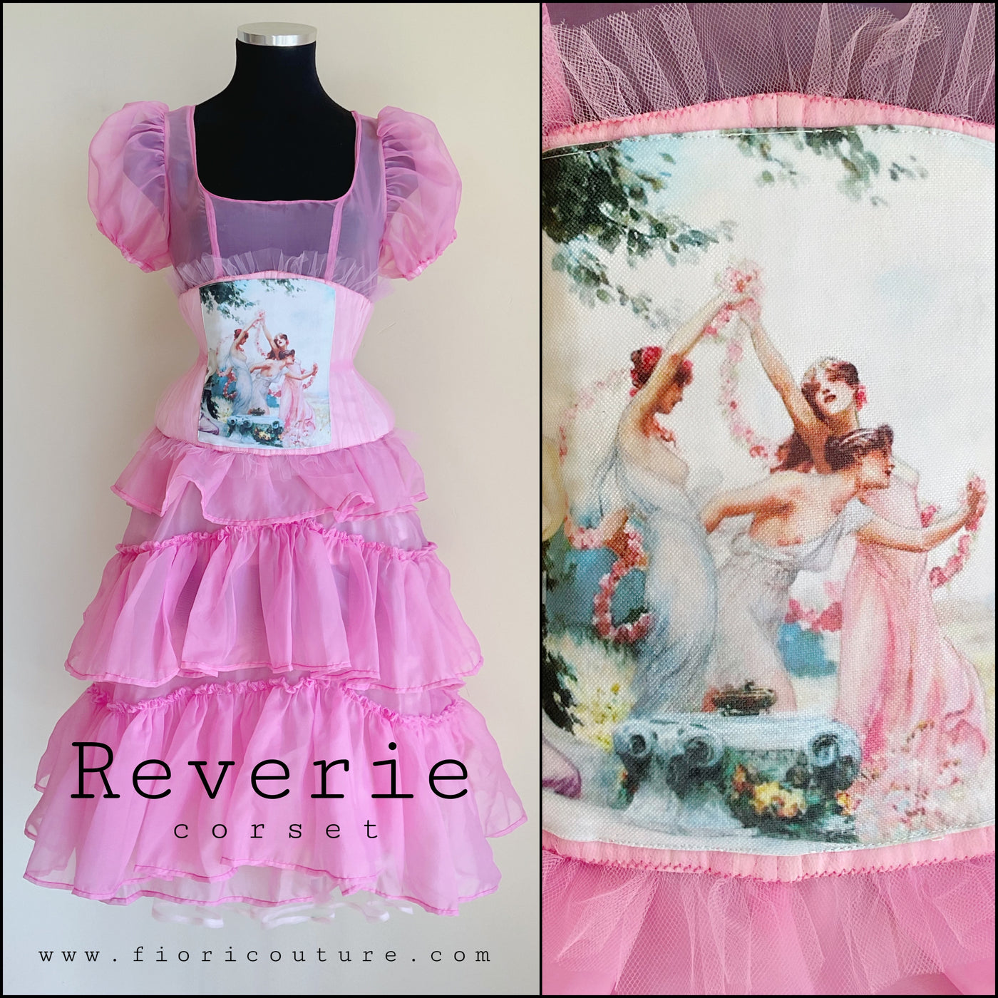 REVERIE Vintage  underbust corset