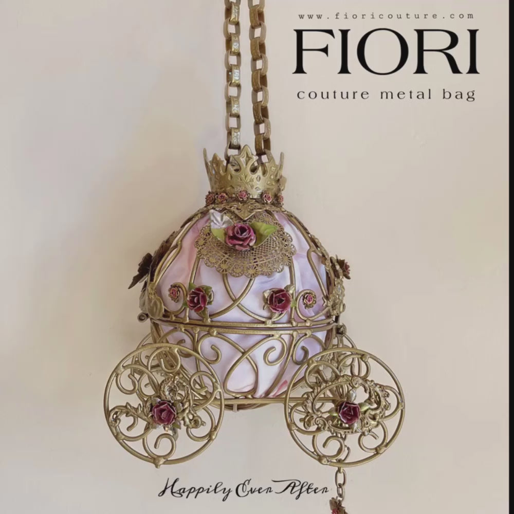 "HAPPILY EVER AFTER" Metal Handbag