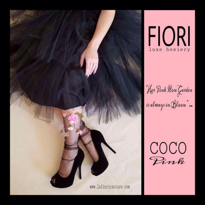 FIORI Childrens Luxe Sock collection "COCO PINK"