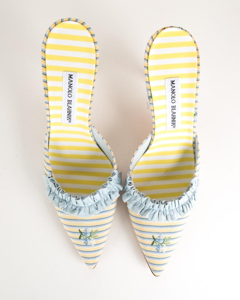 princo✩MANOLO BLAHNIK MANOLO BLAHNIK Prinap 50 crystal-embellished ruched satin mules