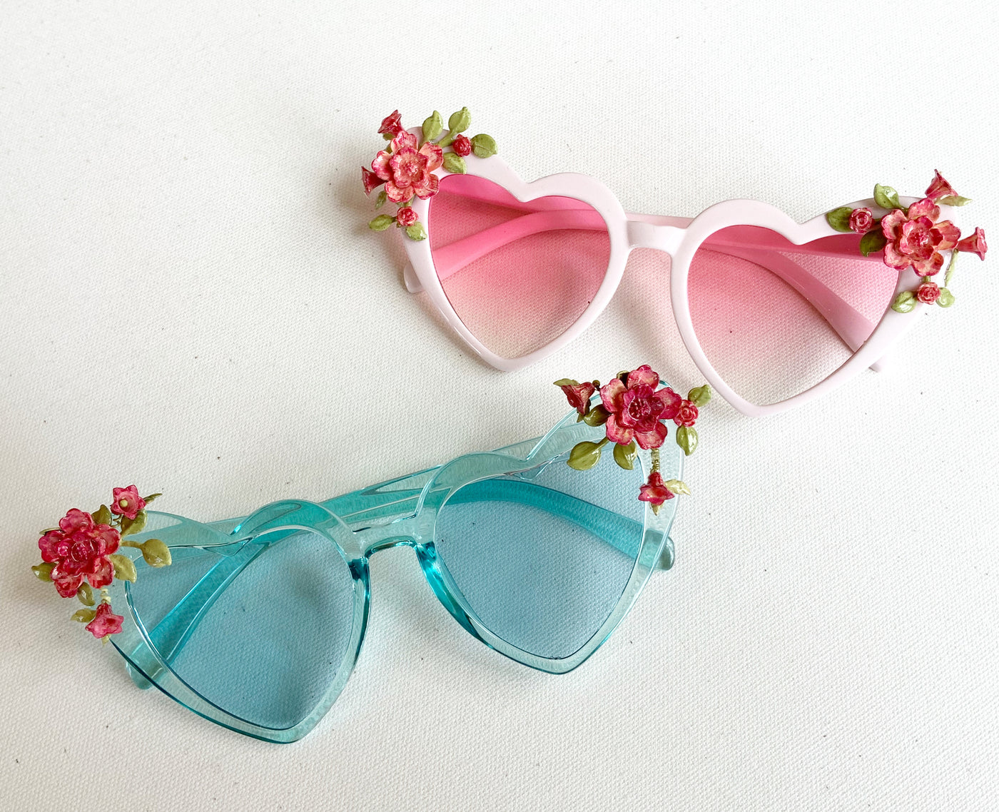 Cherry Blossom Heart shaped Sunglasses