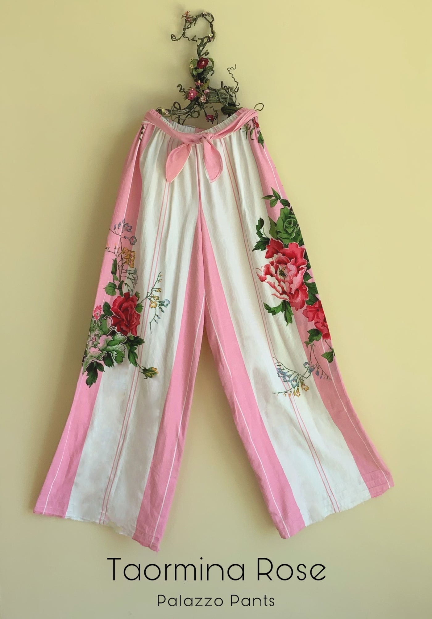 Taormina Rose Palazzo Pants and Skirt