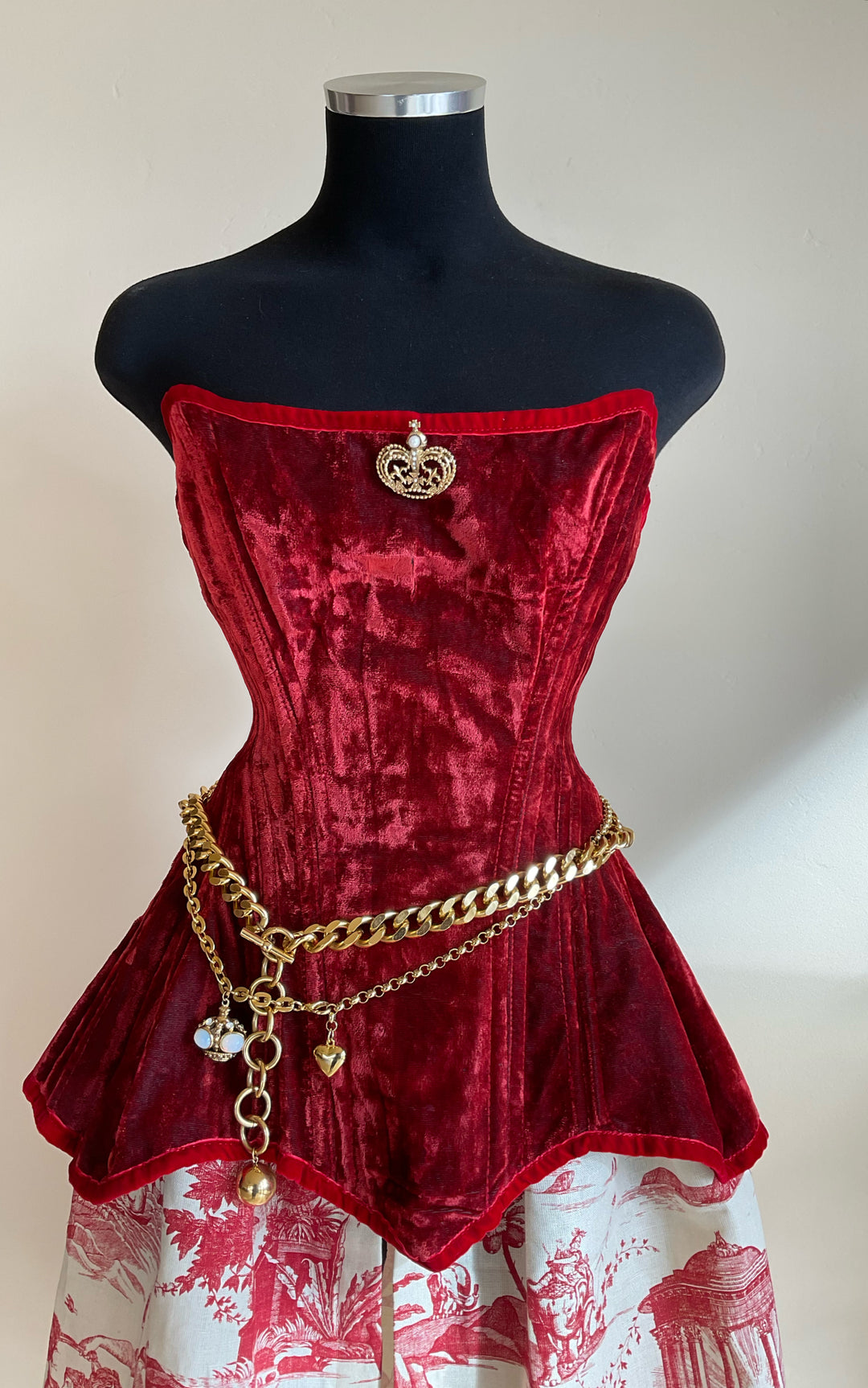QUEEN VIVIENNE Velvet Corset – Fiori Couture
