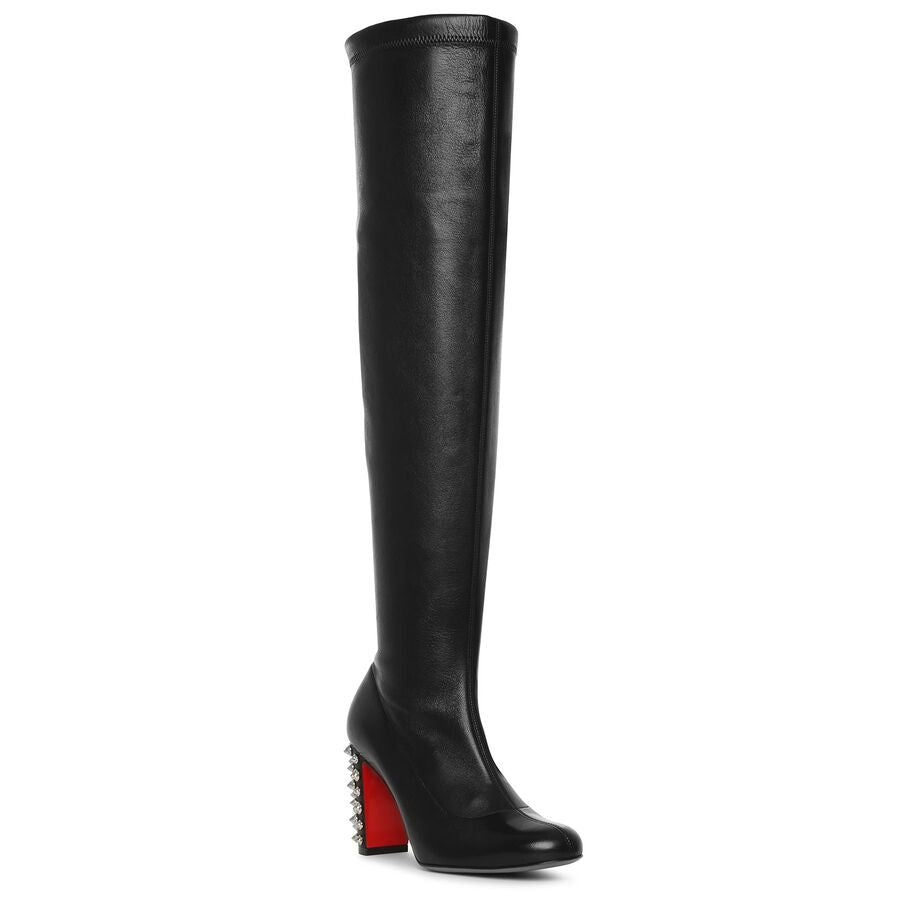 NEW Christian Louboutin Spiked Heel Boots – Fiori Couture
