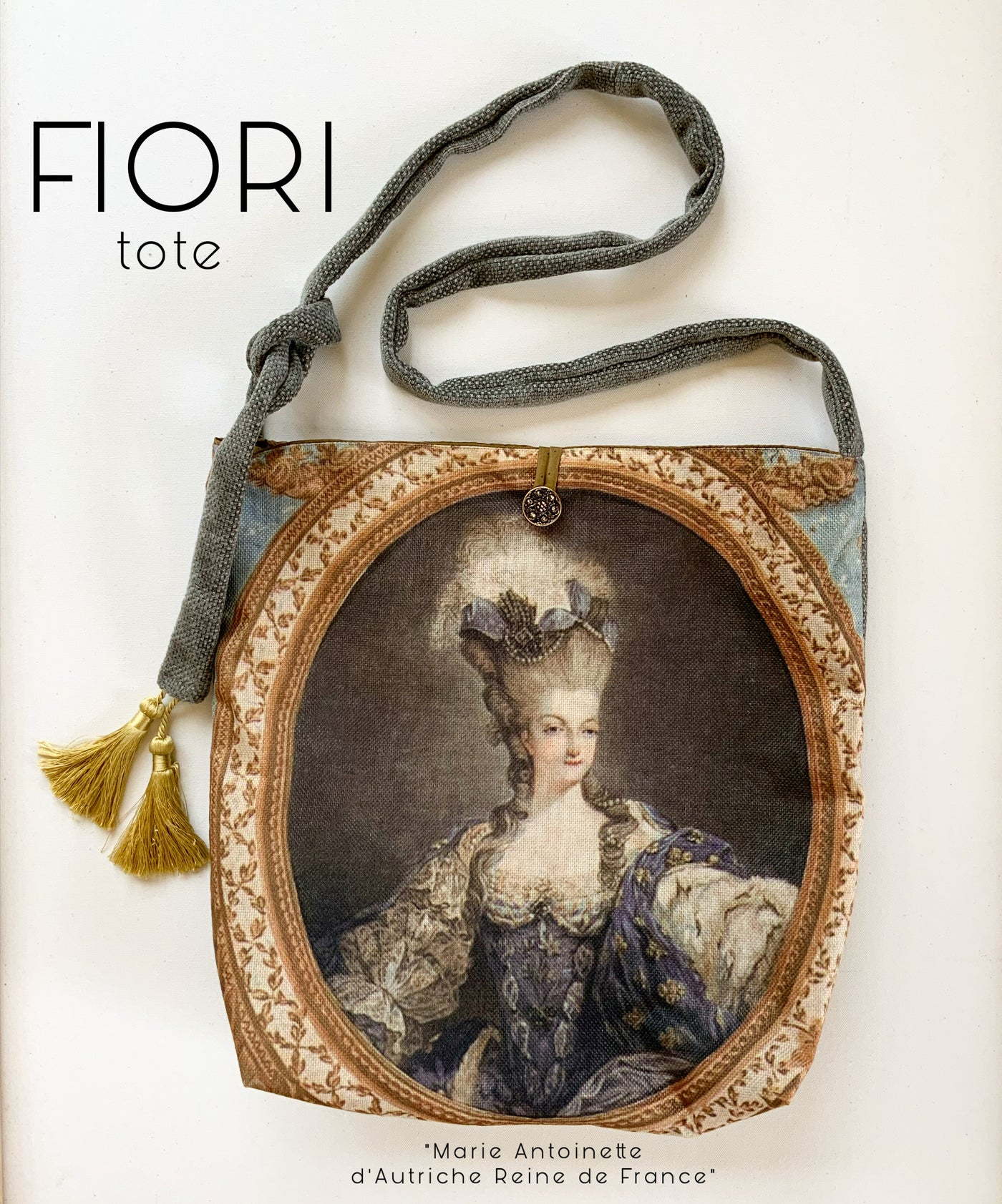 “Marie Antoinette d'Autriche Reine de France”FIORI Tote Bag